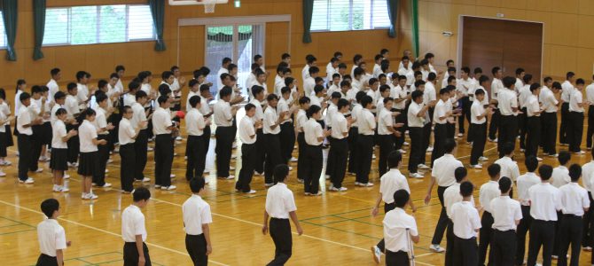 国体・溶接競技大会壮行式